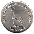 1c 1988 Intur -  Números Arabigos - Venado