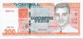 200 Pesos 2024 - Alfa numerico de 3 letras