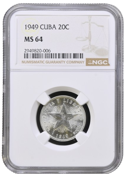 20C 1949 NGC MS64