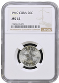 20C 1949 NGC MS64
