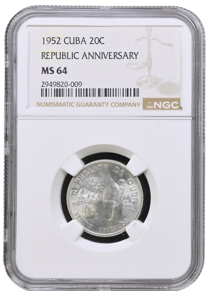 20C 1952 NGC MS64