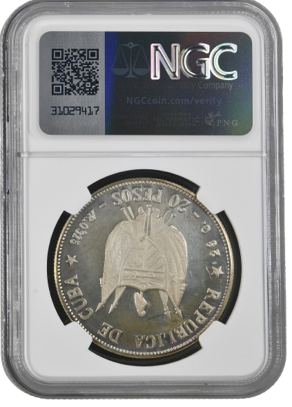 20P 1977 - Antonio Maceo - NGC PF66