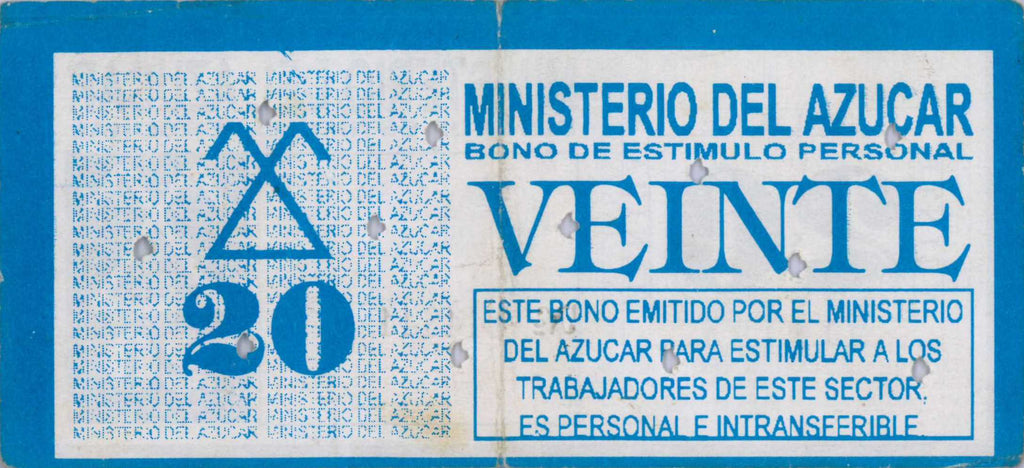 20 Pesos 1997-1998 MINAZ Bono de estimulo personal