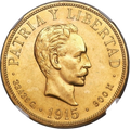 20 Pesos Oro 1915