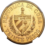 20 Pesos Oro 1915