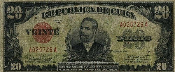 20 Pesos 1936