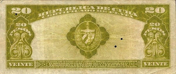 20 Pesos 1936 A