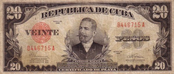 20 Pesos 1945