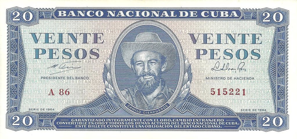 20 Pesos 1964