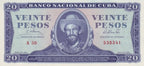 20 Pesos 1965