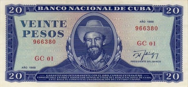 20 Pesos 1988