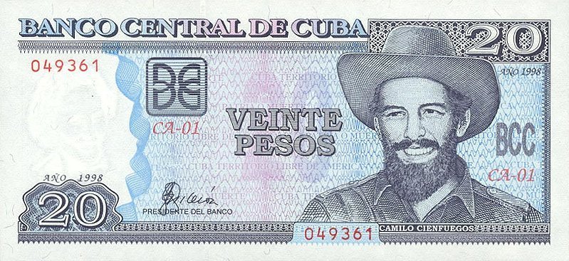 20 Pesos 1998