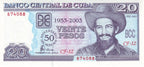 20 Pesos 2003 - 50 Aniversario del Moncada