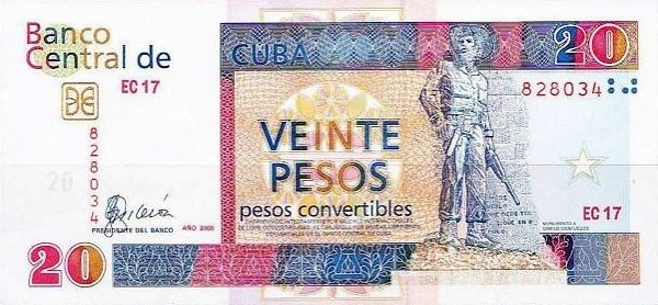 20 Pesos CUC 2008