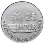 25 Centavos 1981 Intur - Denominación CON número 25