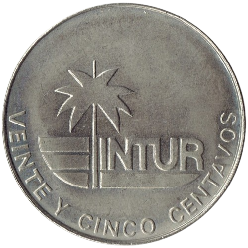 25 Centavos 1981 Intur - Denominación SIN número 25