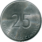 25 Centavos 1988 Intur