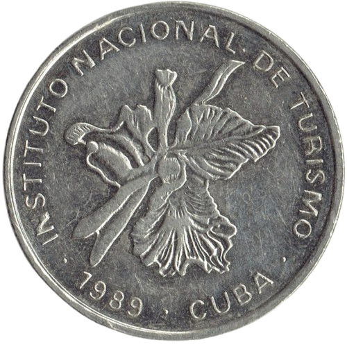 25 Centavos 1989 Intur - Magnética