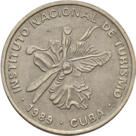 25 Centavos 1989 Intur - No magnética