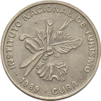 25 Centavos 1989 Intur - No magnética