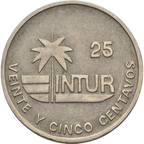 25 Centavos 1989 Intur - No magnética