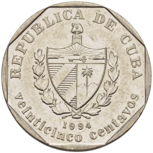 25 Centavos CUC 1994