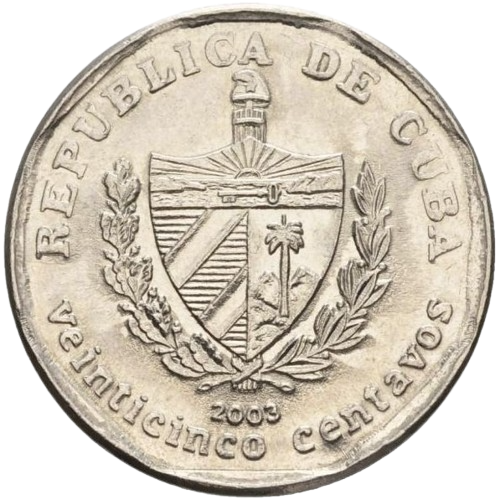 25 Centavos CUC 2003