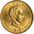 2 Pesos Oro 1916
