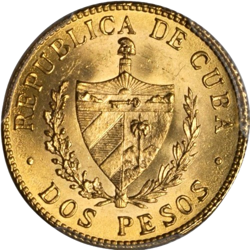 2 Pesos Oro 1916