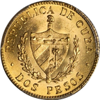 2 Pesos Oro 1916