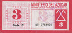 3 Pesos 1997-1998 MINAZ Bono de estimulo personal