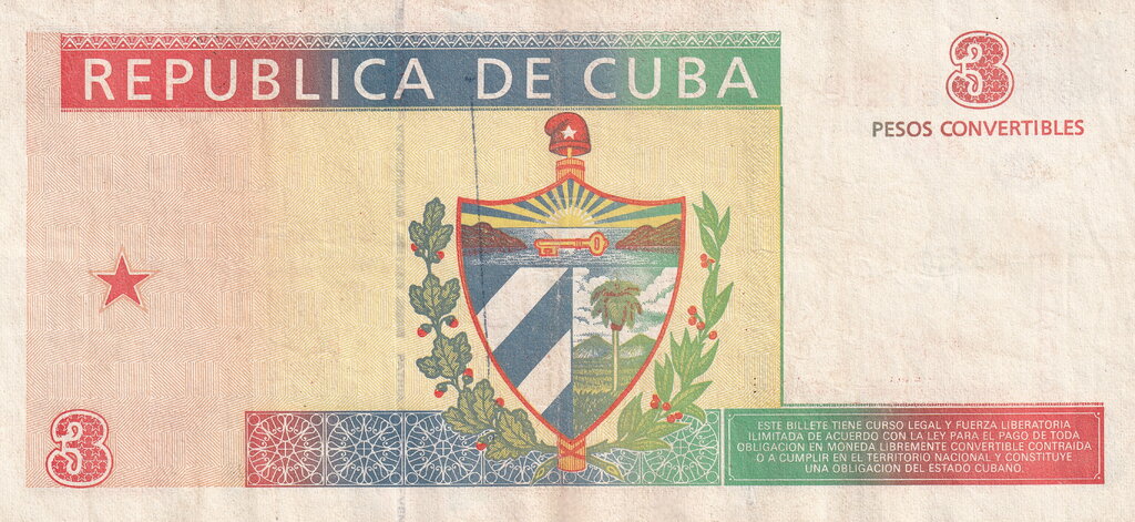 3 Pesos CUC 1994