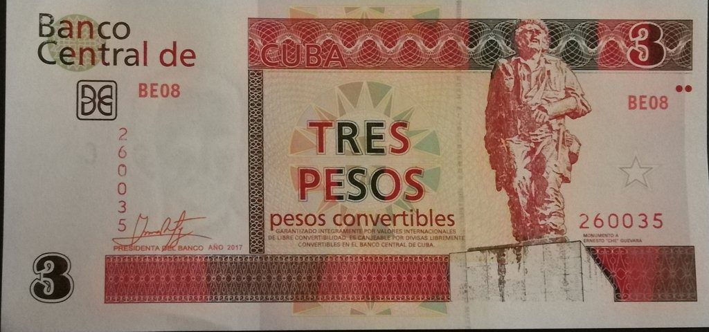 3 Pesos CUC 2017