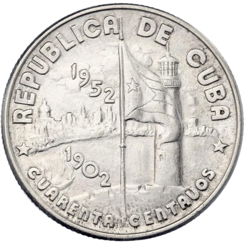 40C 1952 - 50 Aniversario de la Republica