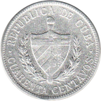 40 Centavos 1916 - Key Date