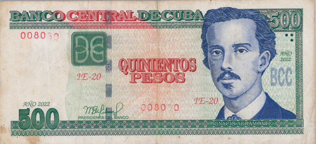 500 Pesos 2022 - Error - Circulado