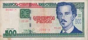 500 Pesos 2022 - Error - Circulado