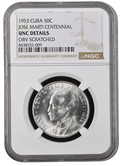 50C 1953 NGC UNC DETAILS