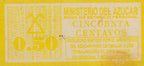 50 Centavos 1997-1998 MINAZ Bono de estimulo personal