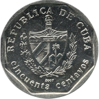 50 Centavos CUC 2007