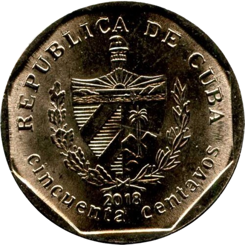 50 Centavos CUC 2018