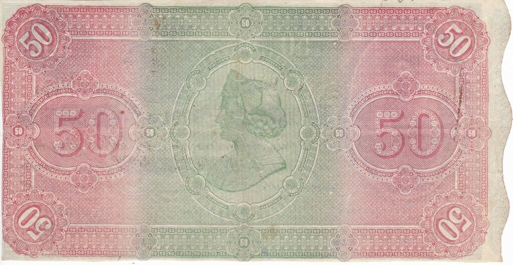 50 Pesos 1896