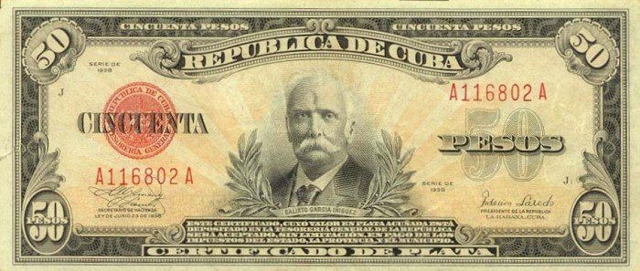 50 Pesos 1938