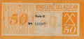 50 Pesos 1997-1998 MINAZ Bono de estimulo personal