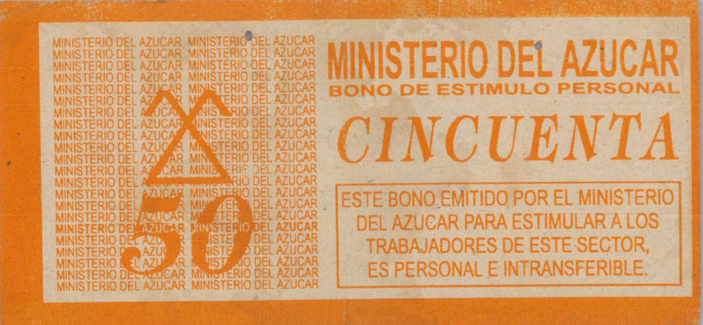 50 Pesos 1997-1998 MINAZ Bono de estimulo personal