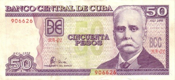 50 Pesos 1998