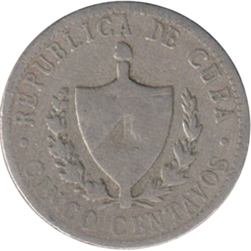5 Centavos 1920 - Sin punto despues de la G