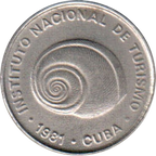 5 Centavos 1981 Intur - Denominación CON número 5 - Alineacion moneda