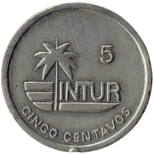 5 Centavos 1989 Intur - Magnético