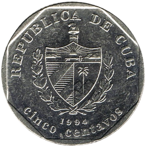 5 Centavos 1994 CUC